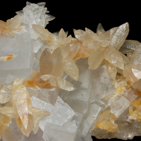 Fluorite med Calcite